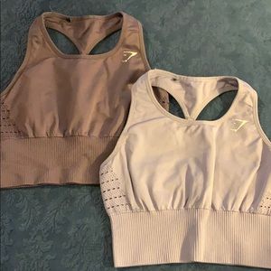 2 Gymshark Energy Seamless Sports Bra Bundle